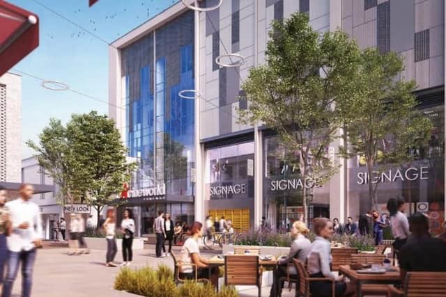 An artist’s impression of the town centre redevelopment. Picture: NewRiver