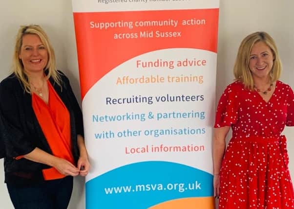 MP Mims Davies and Lauren Lloyd, MSVA’s chief executive officer