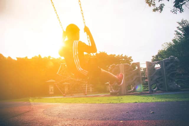 A child playing in park.     Picture courtesy of Shutterstock