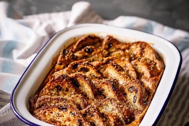 Arctic Caramel Bread and Butter Pudding