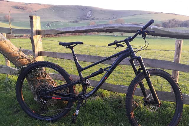 The first bike was a Calibre Sentry, stolen from a secure garage in June