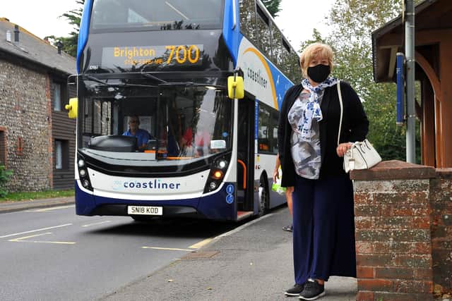 Margaret Inglis is annoyed at the response of the 700 bus driver following the 'slurry' incident. Picture: Steve Robards