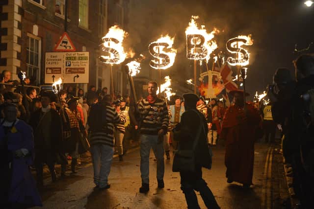 Lewes Bonfire celebrations have been cancelled amid Covid-19. Photo by Jon Rigby