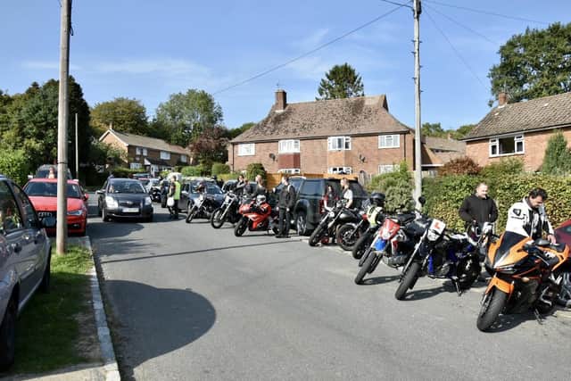 More than 50 bikers took part in the tribute ride on Sunday (September 20)