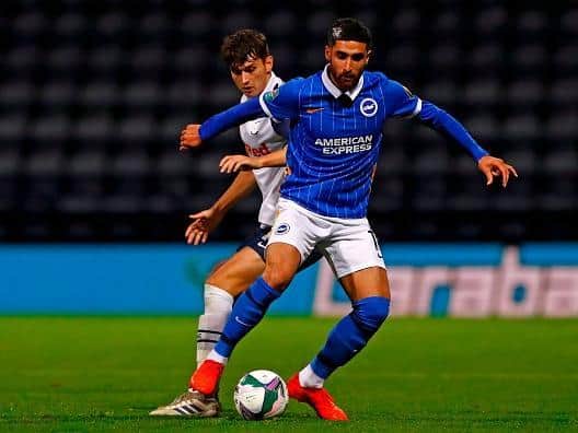 Alireza Jahanbakhsh scored Albion's first goal against Preston for Brighton