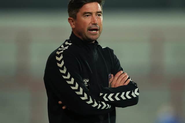 Former Crawley Town boss Harry Kewell is now in charge of Oldham Athletic