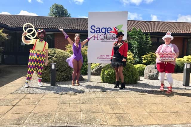 Sage House during a Dress Up for Dementia day earlier this year