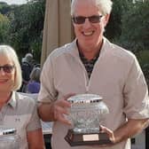 Mike Mullen and Meriel Jolley won the Lewis Love bowls