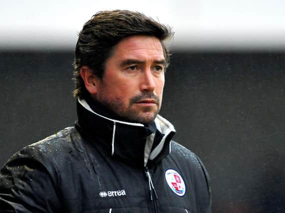 Harry Kewell during his Crawley Town days