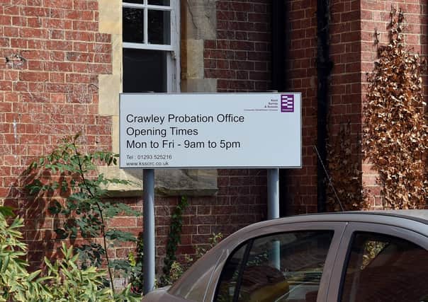 One of West Sussex's probation service offices