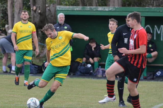 Action from Westfield's win over AFC Uckfield