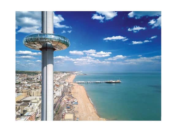 i360 drone image looking east