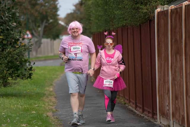 Cat Morgan takes on the 5k with her boyfriend Jason