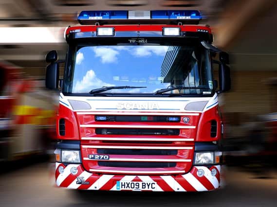 Two fire engines from Bognor Fire Station were mobilised to the scene