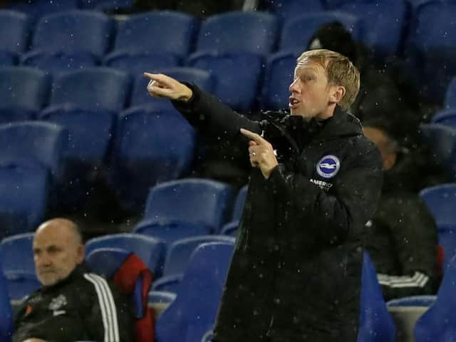 Brighton and Hove Albion head coach Graham Potter and his team travel to Everton this Saturday