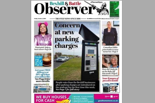Today's Bexhill and Battle Observer SUS-200110-131520001