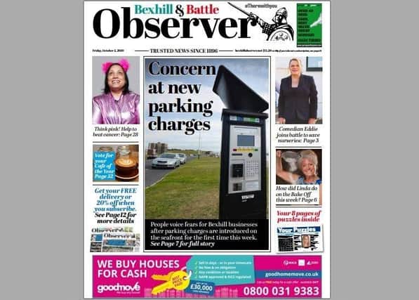 Today's Bexhill and Battle Observer SUS-200110-131520001
