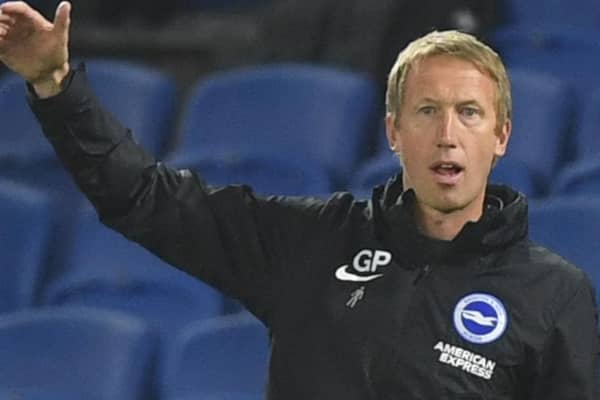 Brighton and Hove Albion head coach Graham Potter has a few injuries to deal with