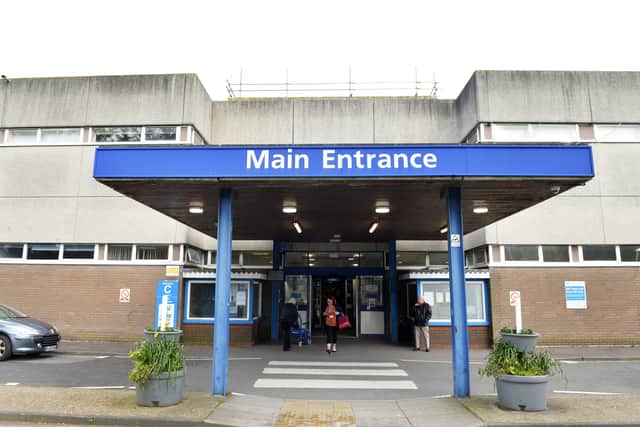 Eastbourne District General Hospital (Photo by Jon Rigby) SUS-200503-091949008