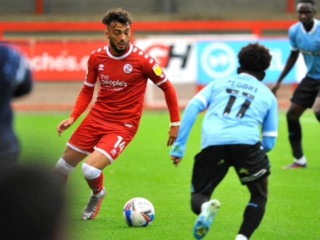 Tarryn Allarakhia in action against Southend United