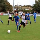 Action from Pagham's 2-0 win over Horsham YMCA