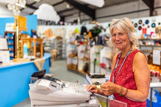 No previous experience is necessary to be a charity shop volunteer, just a willingness to help other people