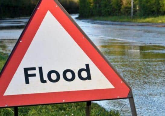 Heavy rain has caused flooding across Sussex