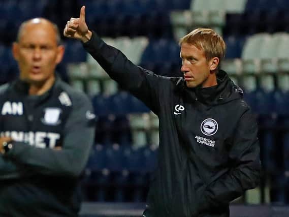 Brighton and Hove Albion head coach Graham Potter is not one to indulge in transfer talk