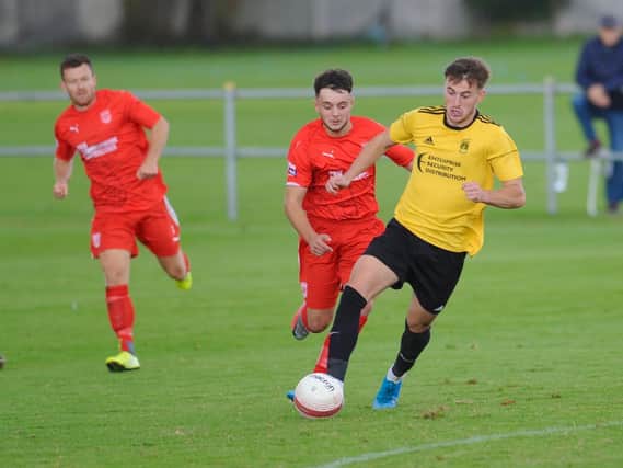 Action from Littlehampton Town  v Seaford on Saturday. Picture by Stephen Goodger