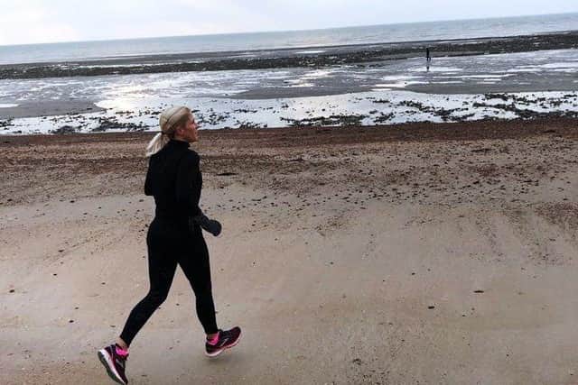 Linda Puttock starting running about five years ago to improve her overall fitness