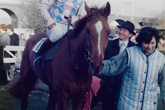 Ron during his days as a jockey