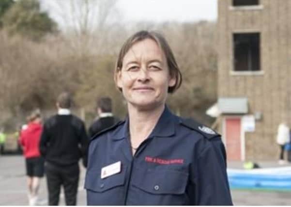 Jules King from East Sussex Fire and Rescue Service