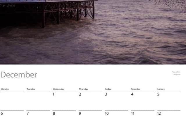 The calendar image for December. Picture: Jamie Fielding