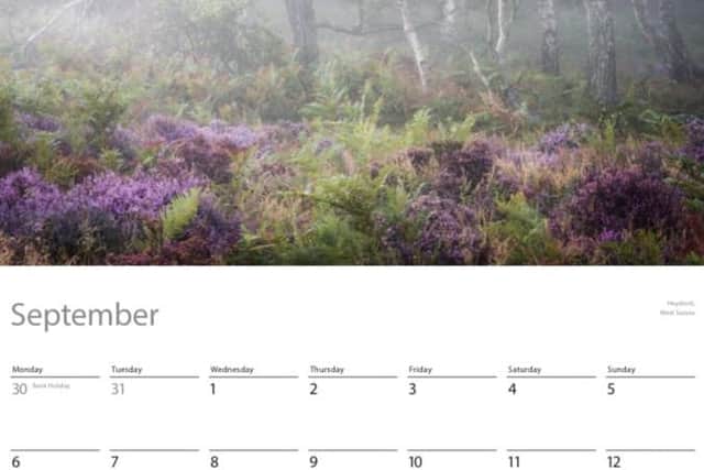 The calendar image for September. Picture: Jamie Fielding