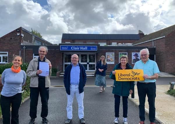 The Lib Dems have opposed the closure of Clair Hall