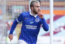 Brighton and Hove Albion striker Aaron Connolly