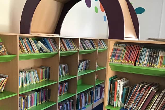 The new library at Georgian Gardens Community Primary School in Rustington