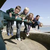 Children playing at Newhaven Fort.Picture: Southern News & Pictures (SNAP)