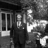 Jomo Kenyatta with Roy Armstrong in Storrington in 1963. Photo with permission granted by Malcolm Linfield