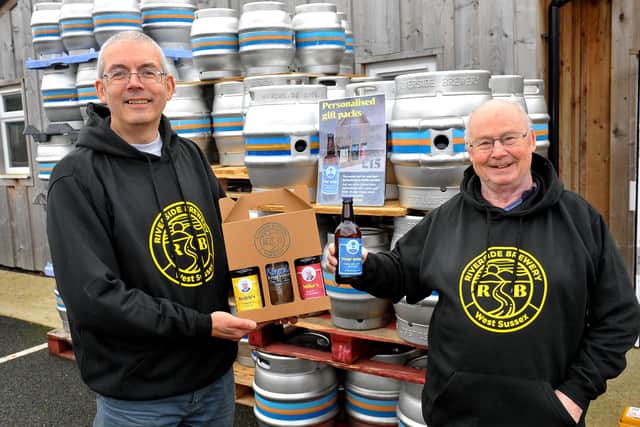 Co-directors Keith Kempton and Mike Rice of Riverside Brewery