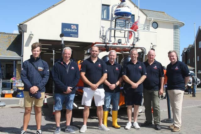 Crew and supporters at last year’s Littlehampton RNLI Lifeboat Station open day. Photo by Derek Martin DM1984037a