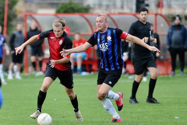 Wick on the ball against Saltdean / Picture: Stephen Goodger
