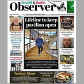 Today's front page of the Bexhill & Battle Observer SUS-201015-132046001