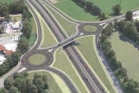 An artist's impression of the route. Picture: Highways England