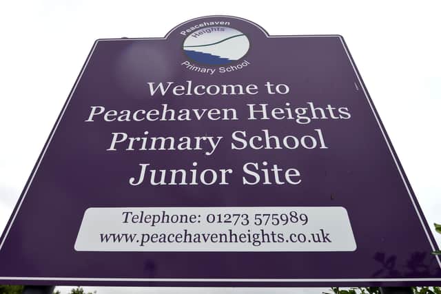 Peacehaven Heights Primary School. Picture: Peter Cripps