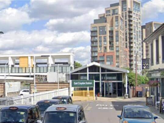 A teenager was sentenced to life imprisonment for murdering Louis Johnson at East Croydon station shortly before 4.30pm on January 27. Photo: Google Street View