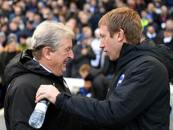 Crystal Palace boss Roy Hodgson and Albion head coach Graham Potter have huge respect for each other