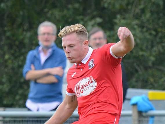 George Brown saw red for Hassocks