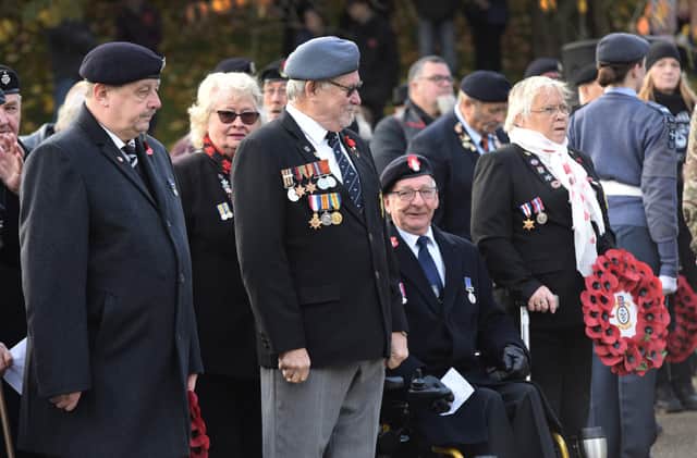 Hastings Remembrance Service in Alexandra Park 2019. SUS-191011-133608001