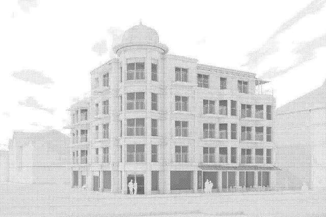 How the building might look like when viewed from The Esplanade
